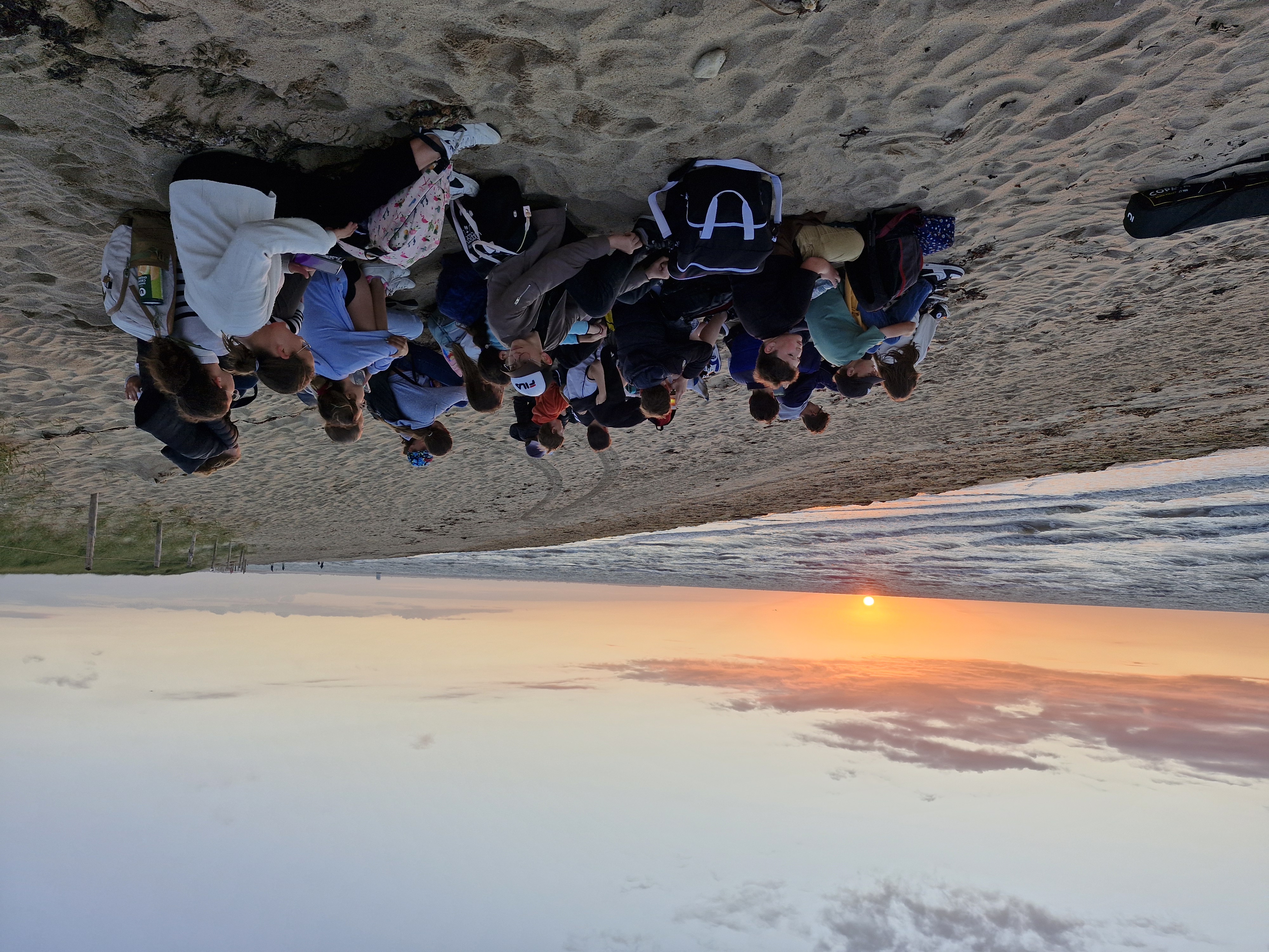 Soirée à la plage
