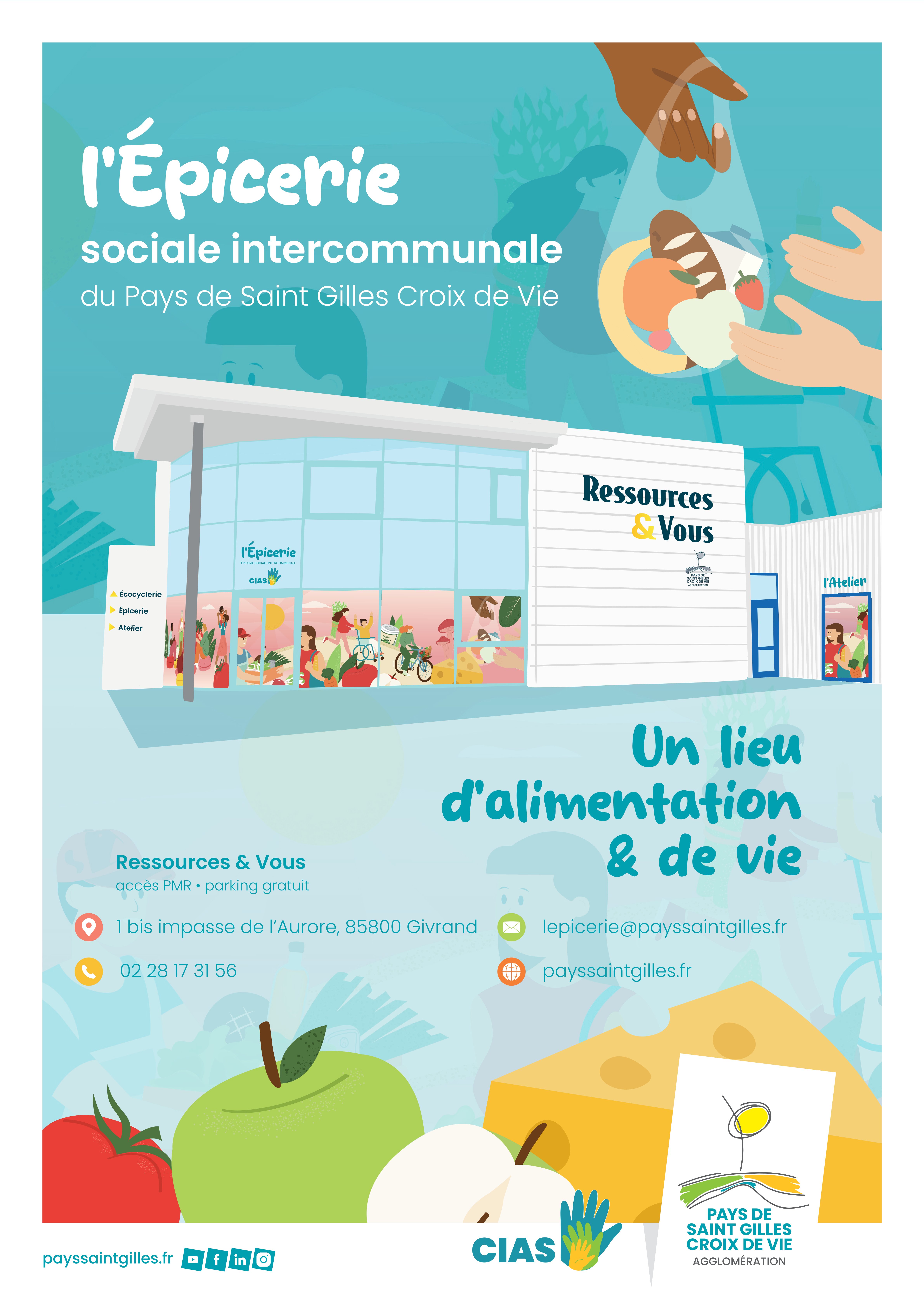 Affiche épicerie