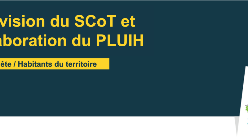 Concertation SCoT et PLUi-H
